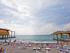 пляж санаторий «СССР» Адлер